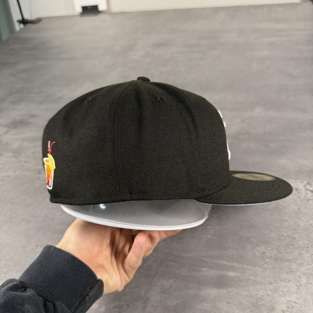 Oakland A's Athletics Hat New Era Cap 7 3/4 Black Local Icon RARE Cocktail Tree - Picture 5 of 8